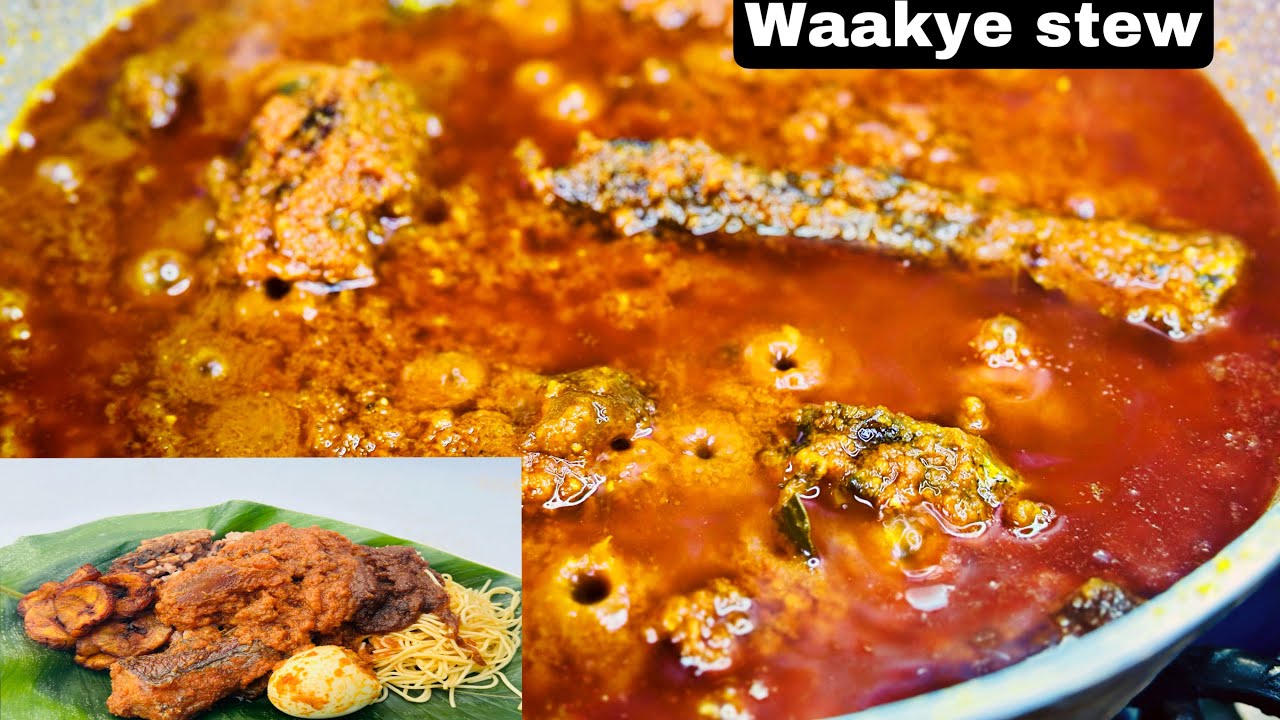 How to make authentic Ghana Waakye Stew : Waakye Stew recipe