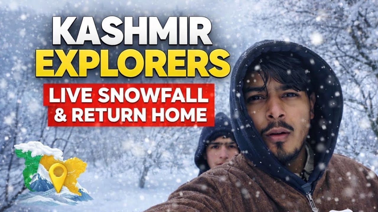 Exploring Kashmir in Peak Snowfall 🌨️ What Happened Next?
