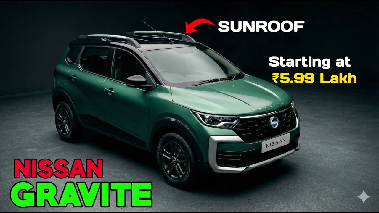 Nissan Gravite First Look! 😲 Is This The Best 7-Seater Under 10 Lakhs? #gravit&eacute;  #nissan #automobile