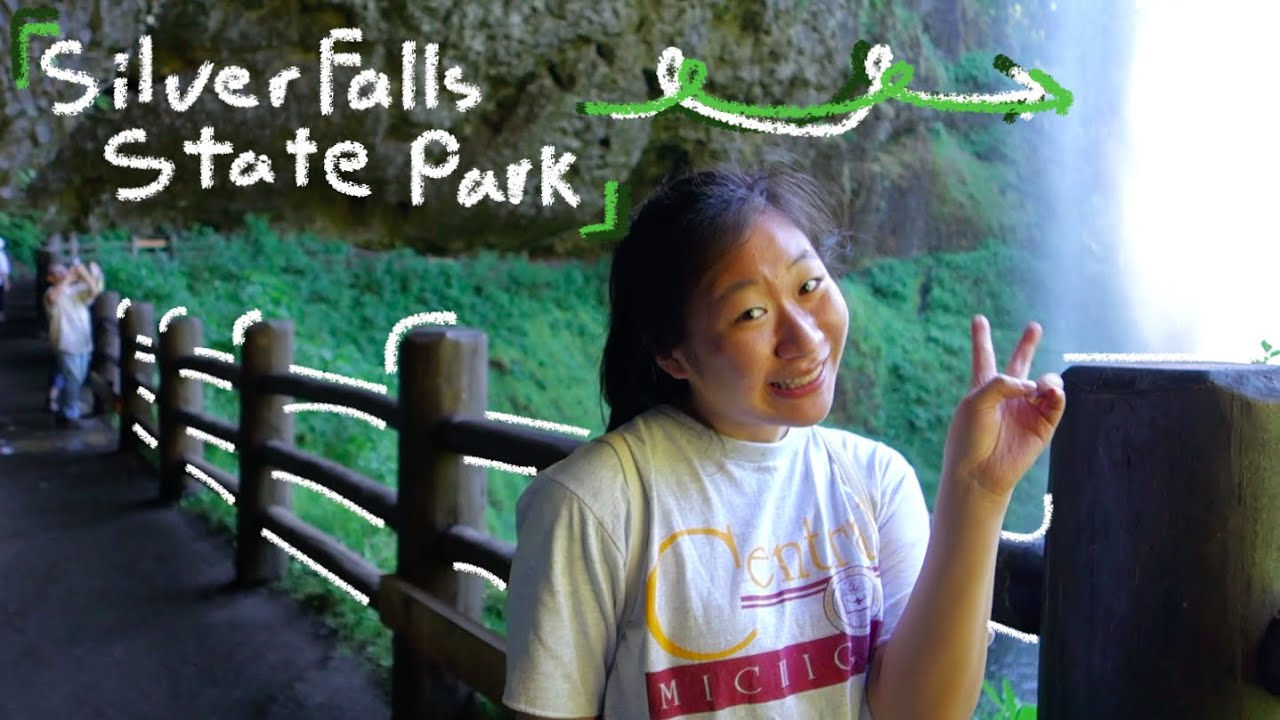 Oregon day 2 part 2 // Silver Falls State Park and Portland, OR