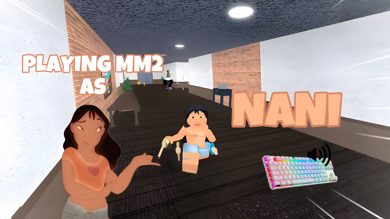 NANI DESTROYS TEAMERS IN MM2 + GAMEPLAY (KEYBOARD ASMR)