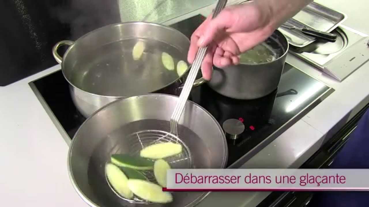 Les entrées - Cuire à l'anglaise - CAP Cuisine