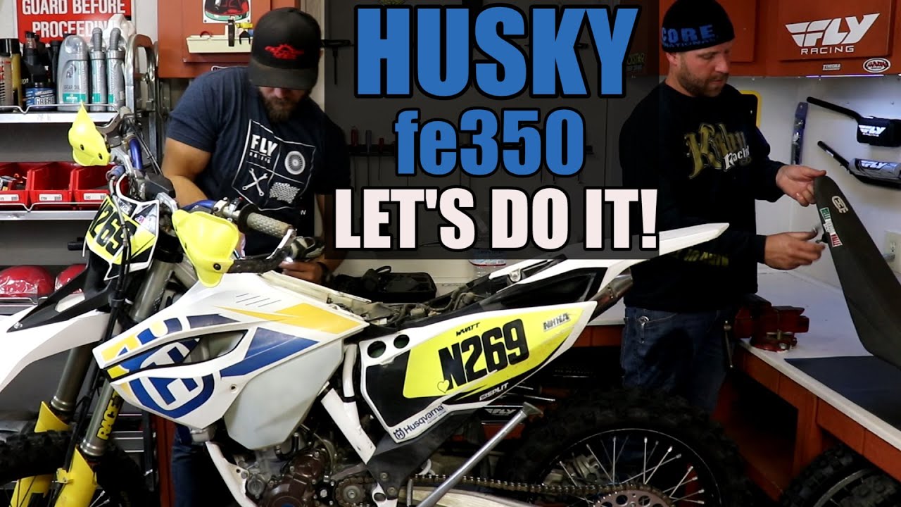 Сборка кроссового мотоцикла, полная разборка! Husky FE 350