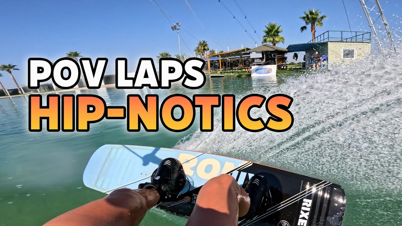 First morning laps -  POV WAKEBOARDING at HIP-NOTICS