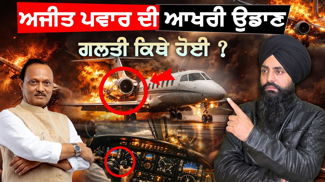 ਅਜੀਤ ਪਵਾਰ ਦੀ ਆਖਰੀ ਉਡਾਣ || ਗਲਤੀ ਕਿੱਥੇ ਹੋਈ ? #LifeLessons #DidYouKnow #AviationSafety #BaramatiCrash