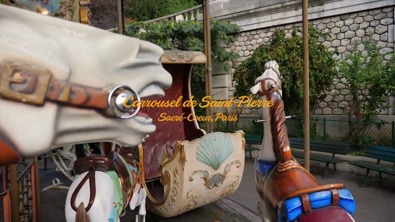 Ride the Carrousel de Saint Pierre at Sacré-Cœur, Paris