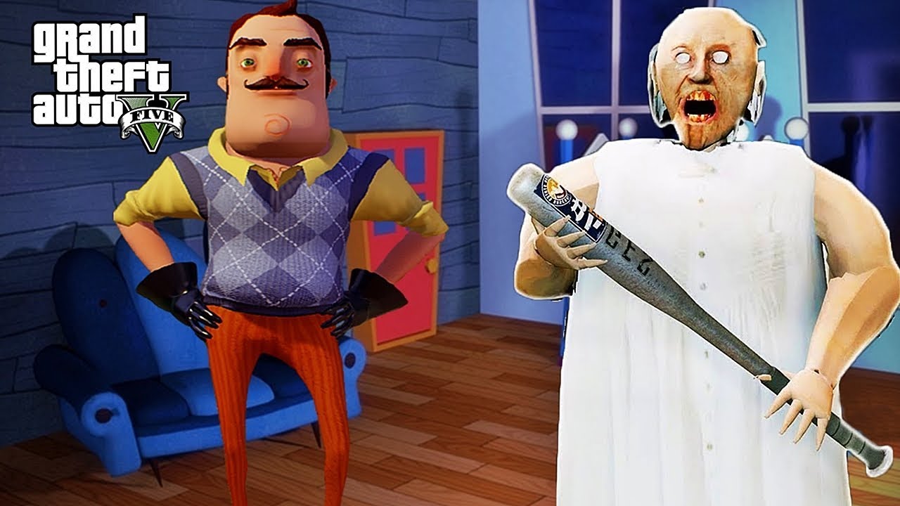 HELLO NEİGHBOR WİLSON'LA GRANNY'İ KAÇIRDIK (GTA 5 MODS)