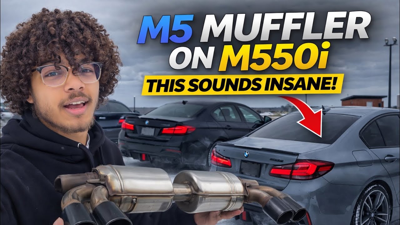 Установка выхлопной системы M5 Comp на M550