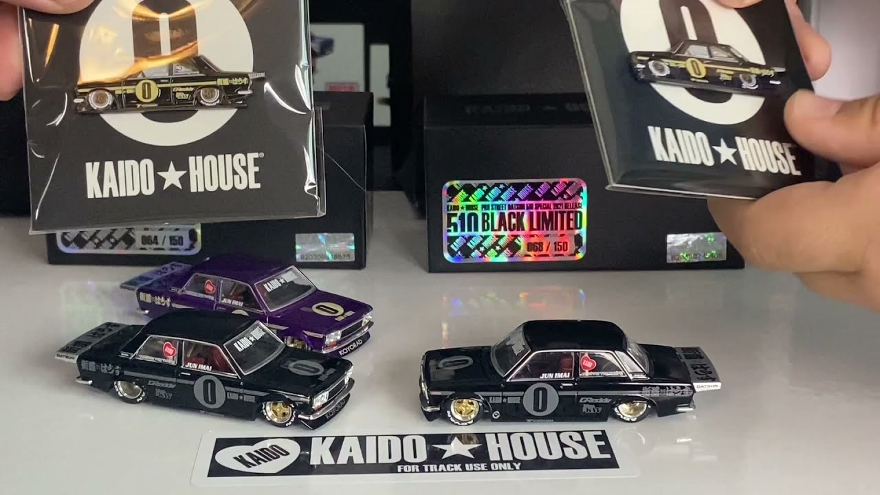 Kaido House X Mini GT Black Limited Pro Street 510 Review Plus OG Versions with Chases!!!