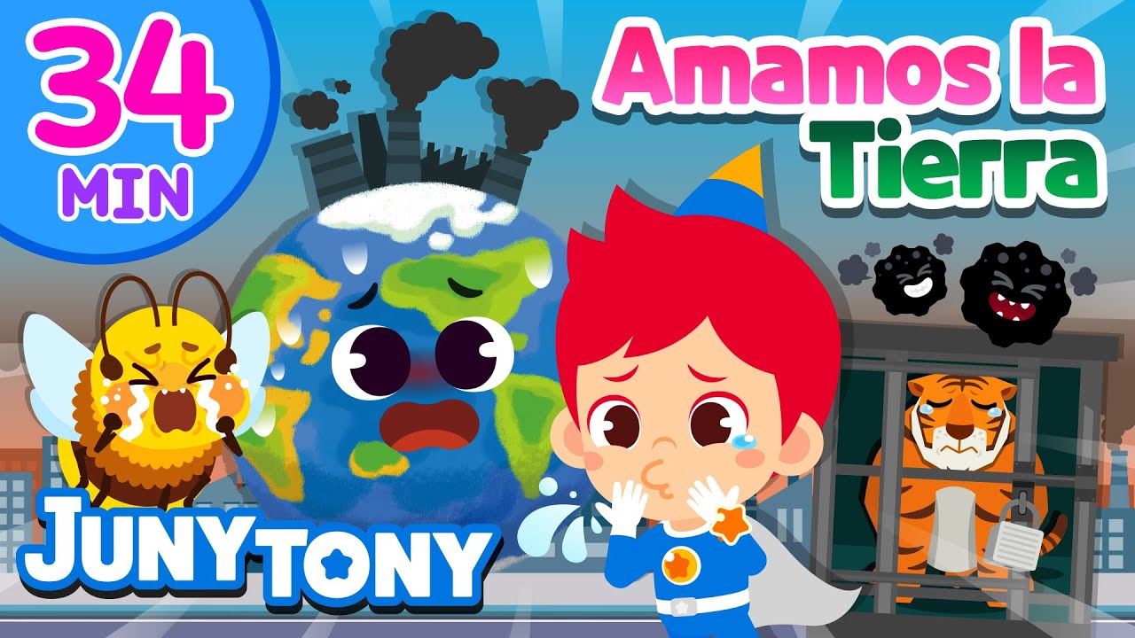 Amamos la Tierra | ¡Cuidemos la Tierra y los Animales! | Canciones Infantiles | JunyTony en español