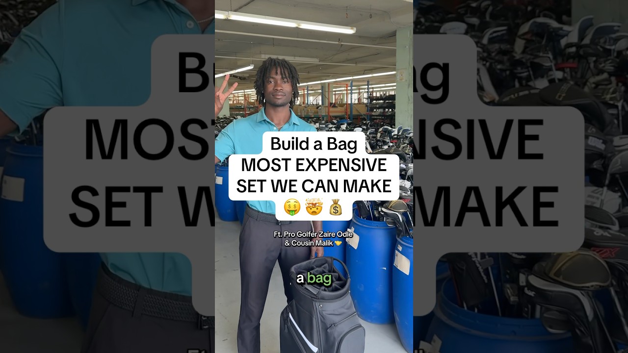 BUILDING THE MOST EXPENSIVE SET OF GOLF CLUBS WE CAN ‼️🤯🤑