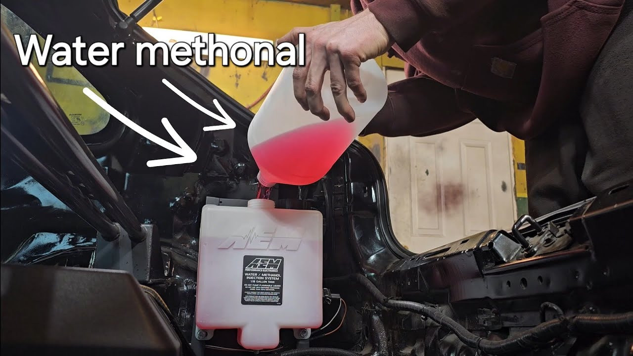 B series vtec turbo build pt 12 - Installing AEM water methonal injection