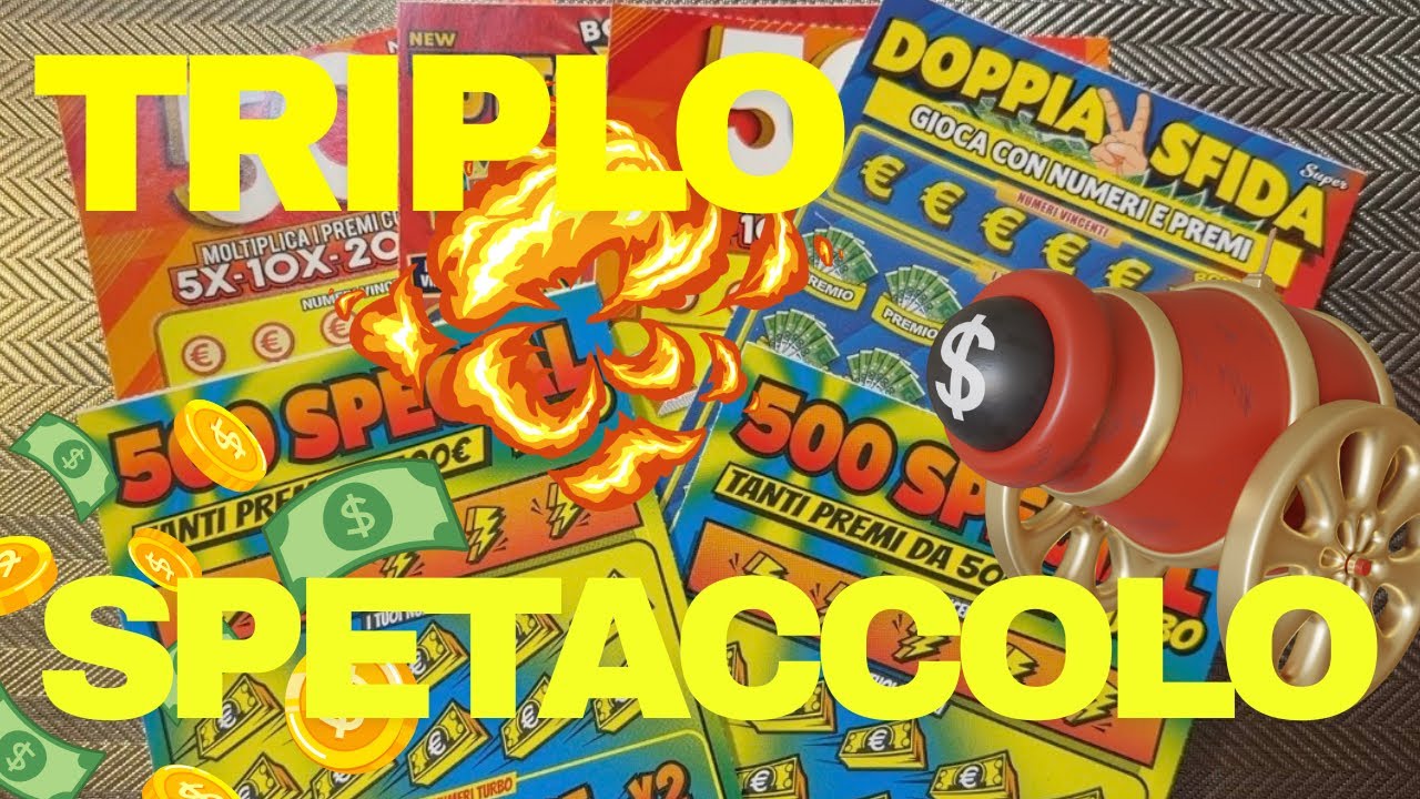 TRIPLO COLPO 🤑💣💰#fortuna #money #grattaevinci 