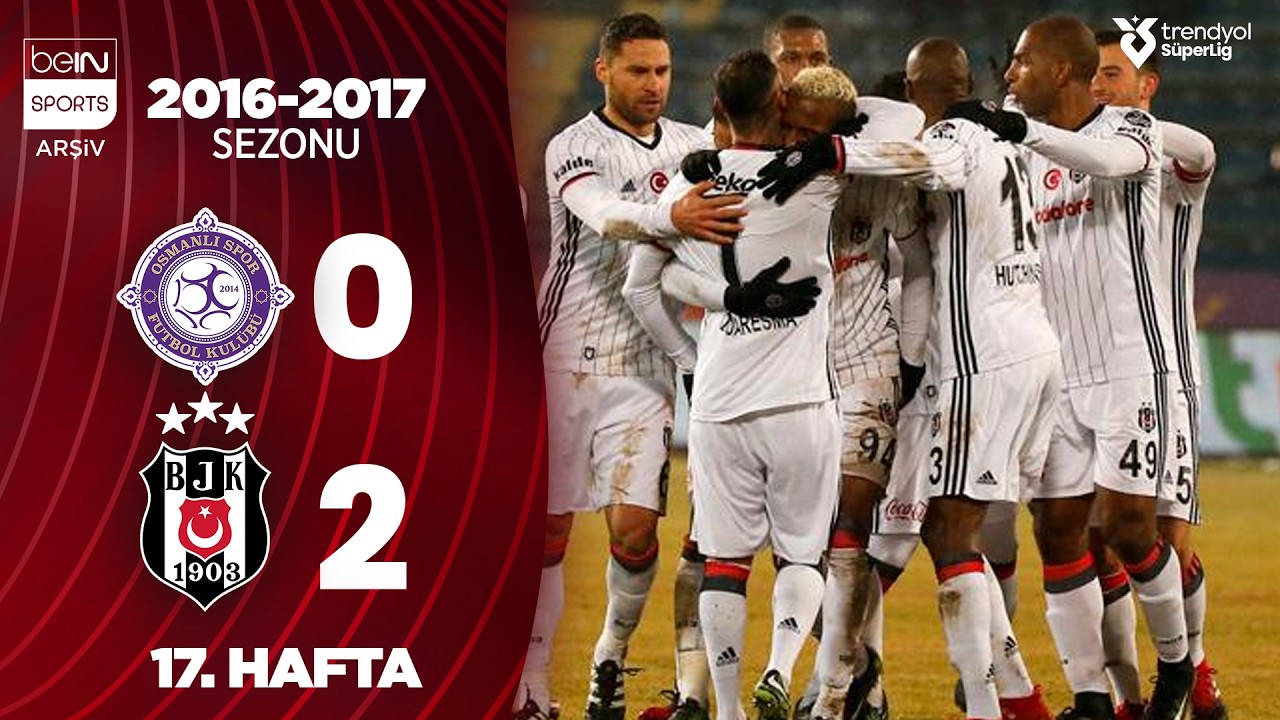 Osmanlıspor (0-2) Beşiktaş | MAÇ ÖZETİ | 17. Hafta - 2016/2017