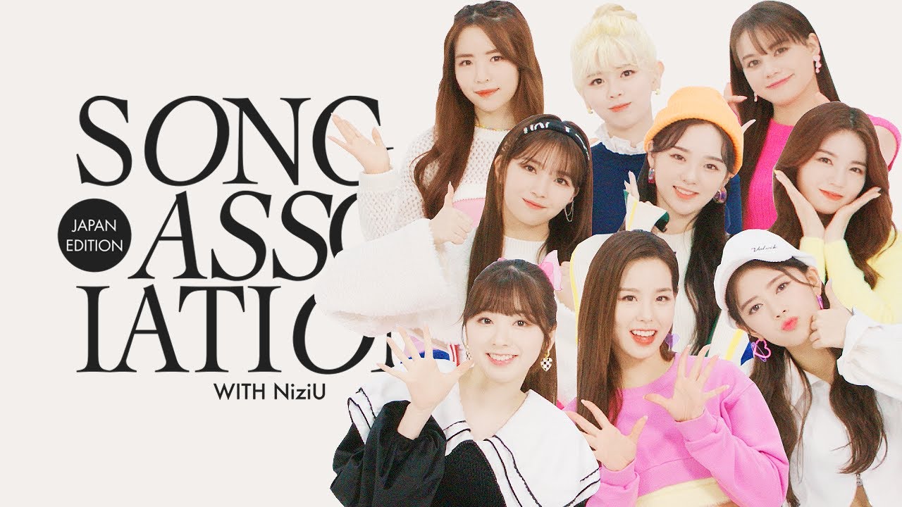 【NiziU】ヒットソングを生歌披露！TWICE先輩の曲も｜Song Association｜ELLE Japan