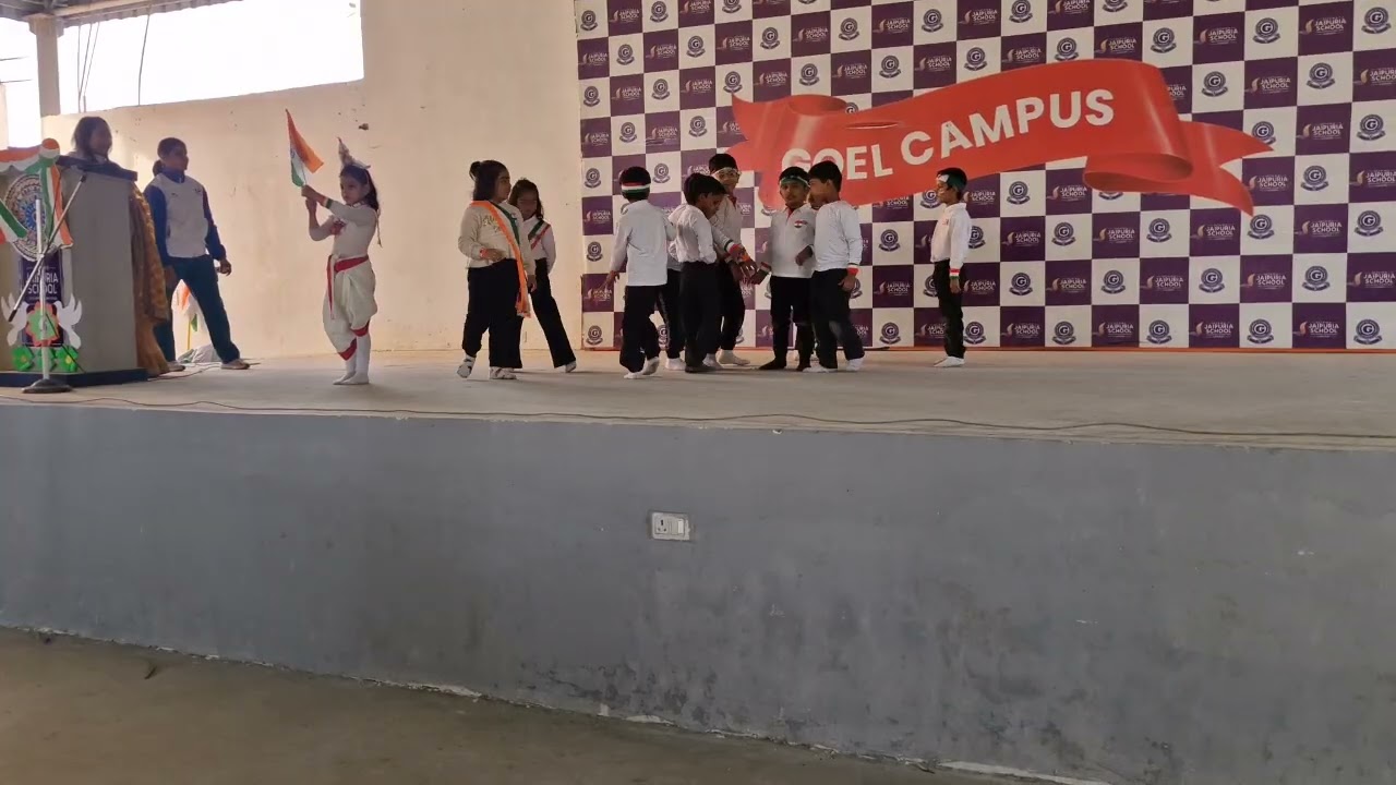 Pyramid by tiny tots ✨️ on the occasion of Republic Day