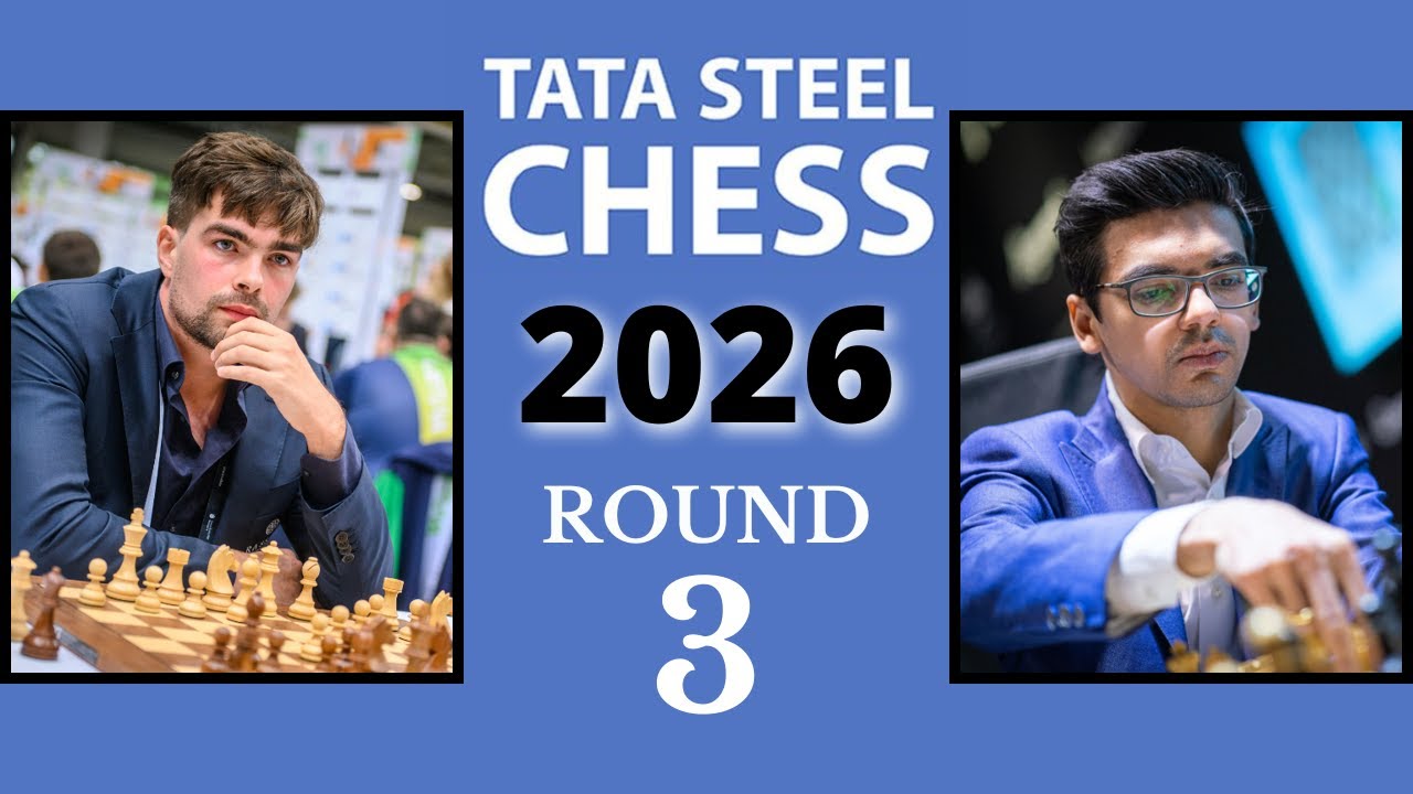 Jorden Van Foreest vs Anish Giri | Tata Steel Masters 2026 | Round 3