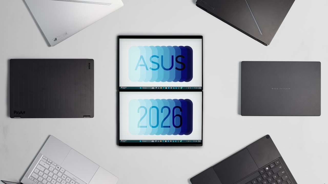 NEW ASUS Laptops for 2026 - Zenbook Duo, ProArt, Zephyrus Duo & More!