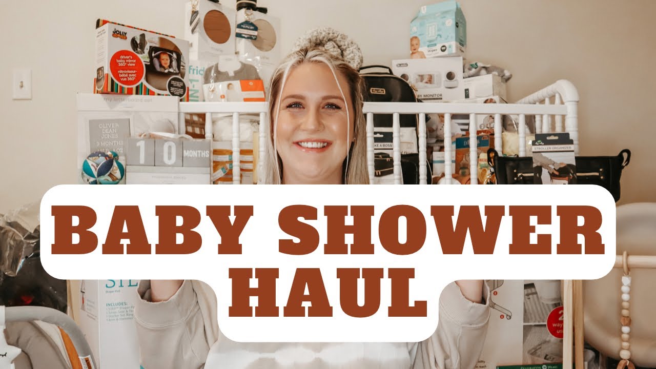 BABY SHOWER HAUL | baby boy & gender neutral