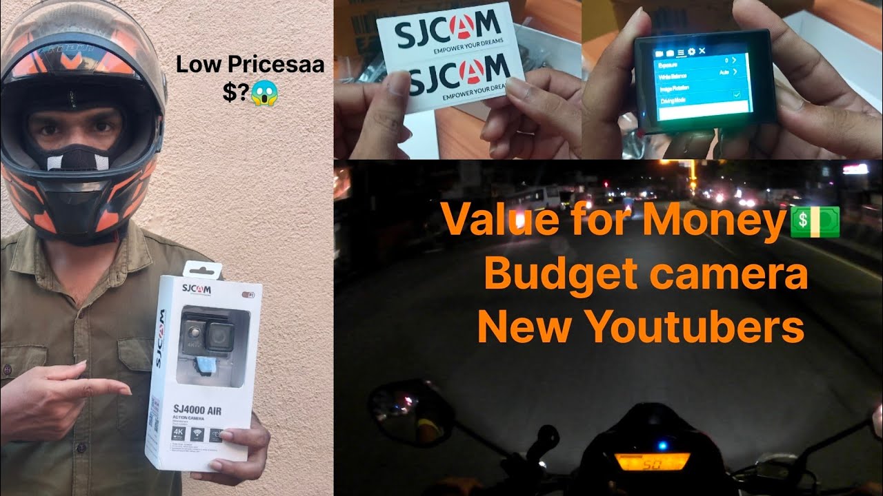 Sjcam🥰SJ4000 AIR Action Camera 4K Best Action💵Camera under 4000rs