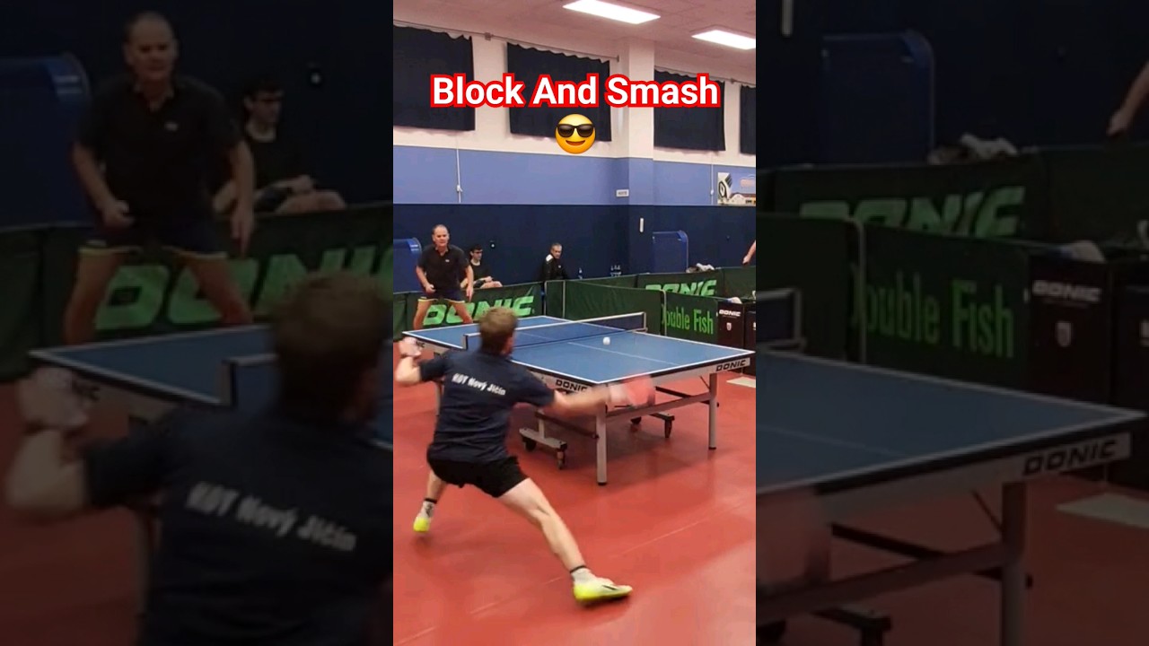 Block and Smash by Vincek Martin #kstnovyjicin #tabletennis  #stolnitenis