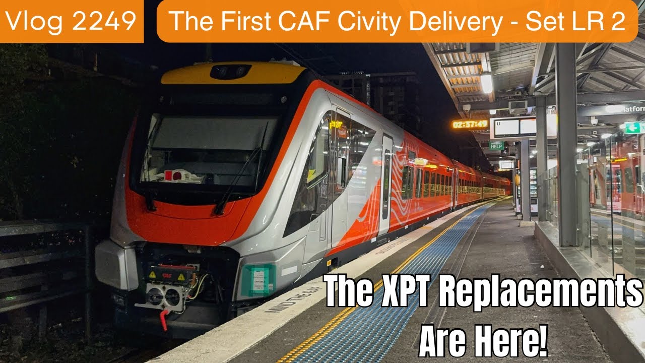 Видеоблог Sydney Trains 2249: Первая поставка CAF Civity — замена XPT прибыла в Сидней!