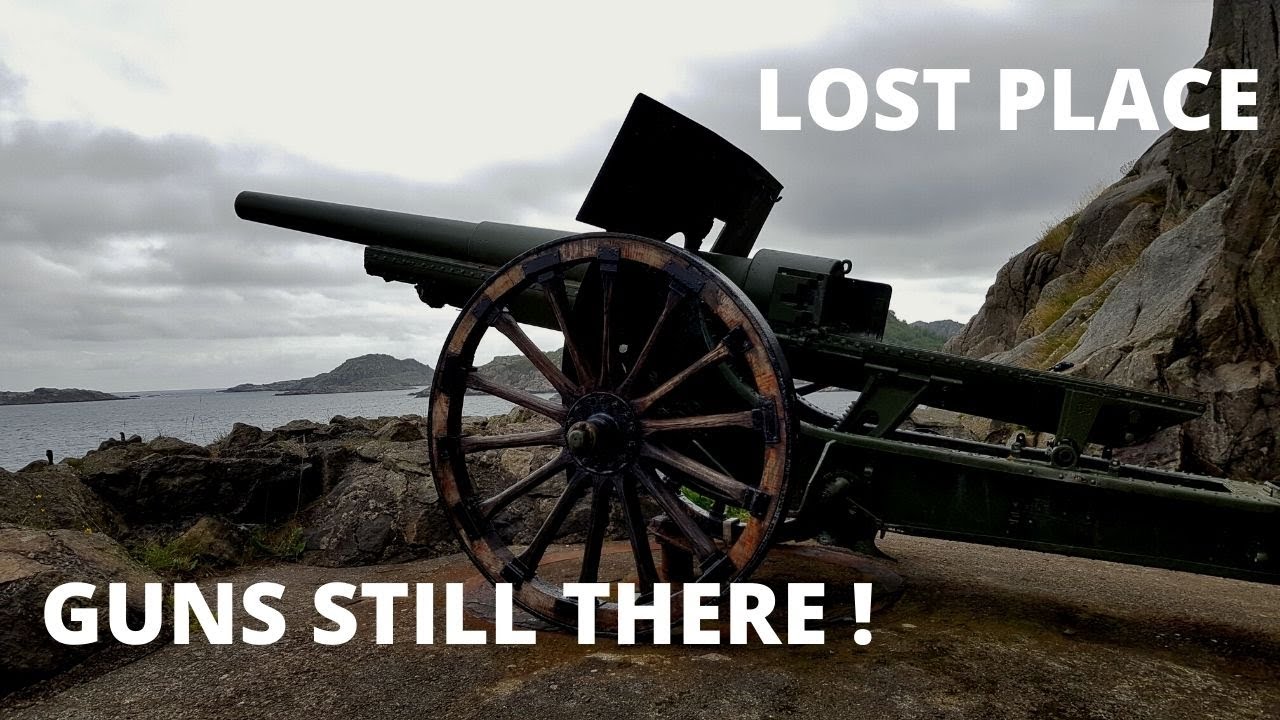 Exploring tunnels and REAL WW2 guns there left by the Germans !