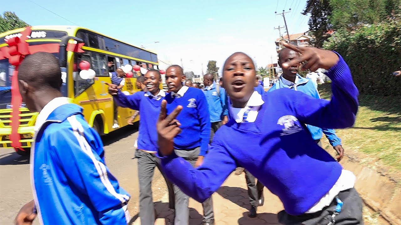 BETH MUGO HIGH SCHOOL BUS HANDING OVER CEREMONY BY KJ