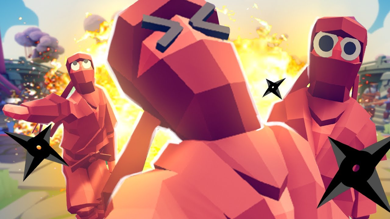 Começou a GUERRA NINJA - Totally Accurate Battle Simulator (TABS)
