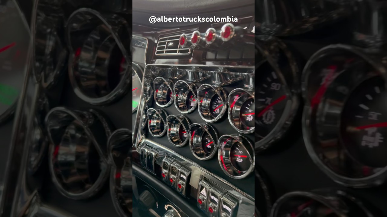 Hermoso 🤩 interior de cabina Kenworth T800 🇨🇴 #tractomulas #trailer #camion #truckdriver #trokas