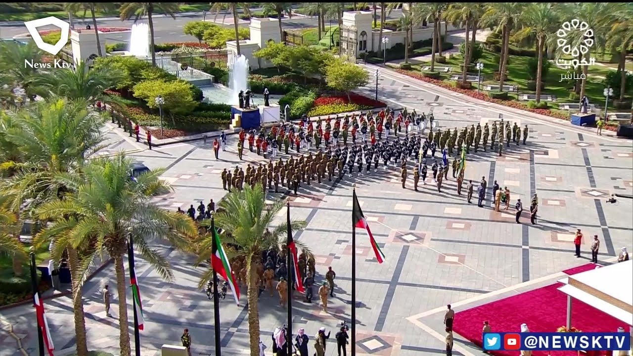 مراسم رفع العلم - قصر بيان