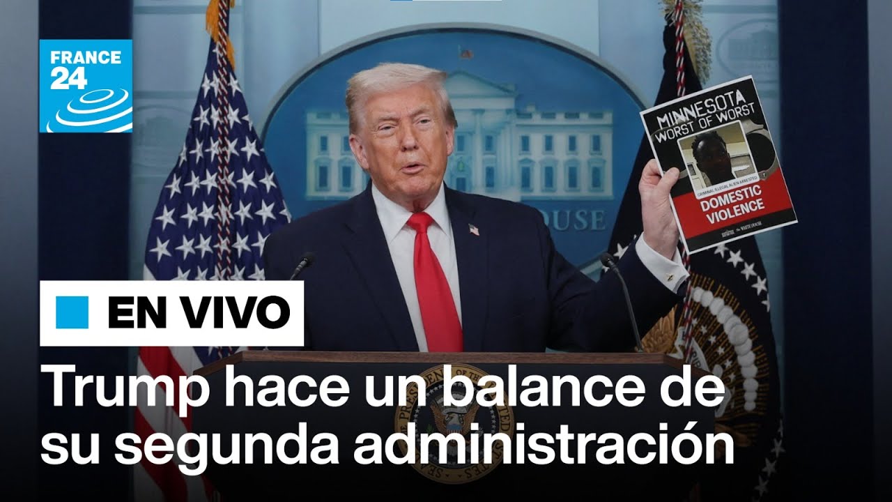 🔴 En vivo | Trump ofrece un balance de su primer año de Administración