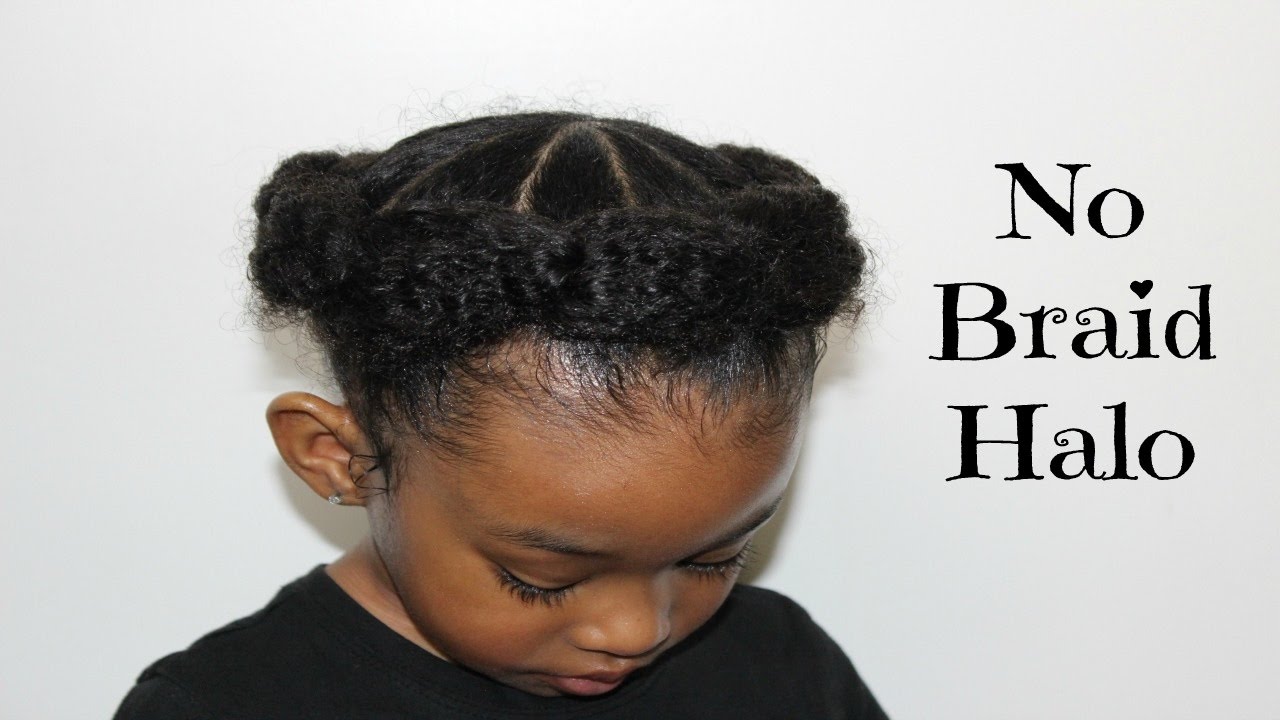 No Braid Halo😇 | Hairstyles for Little Girls