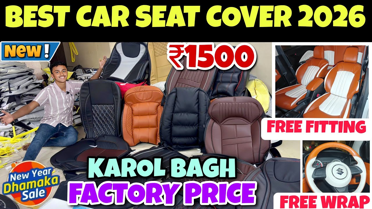 NEW YEAR SALE 2026 🎉🚗 BEST Car Seat Covers | JUST ₹1500😱 | FREE Pan India Delivery + FREE Fitting 🎁