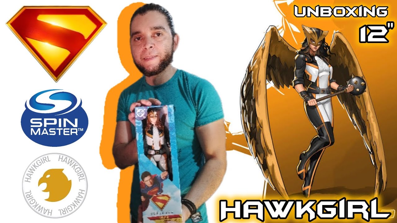 Hawkgirl 🦅 Figura Spin Master 12 Pulgadas Para Superman 🦸🏻‍♂️ #dcuniverse