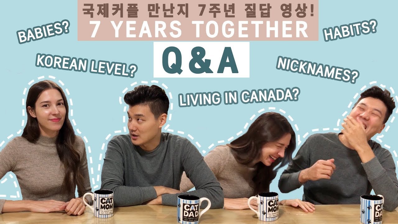 Q&A | KIDS Soon? Moving to CANADA? 아이는 안 갖나요? 캐나다에서 살건가요? 국제커플 질답영상