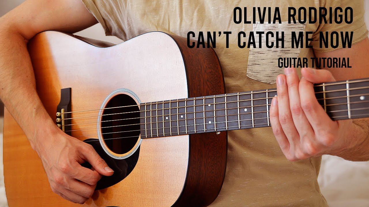 Olivia Rodrigo - Can’t Catch Me Now EASY Guitar Tutorial With Chords / Lyrics