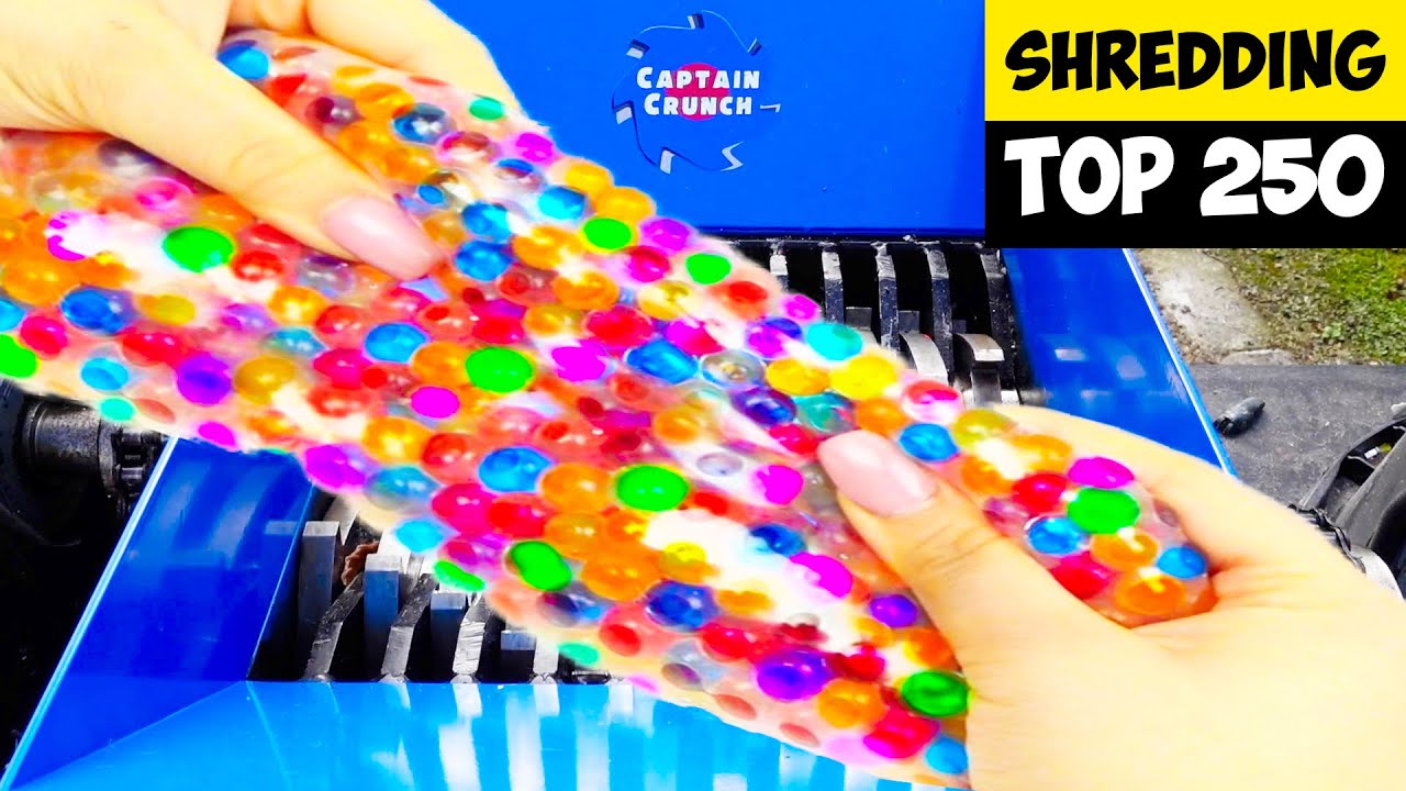 SHREDDER VS TOP 250 MOST SATISFYING TOYS