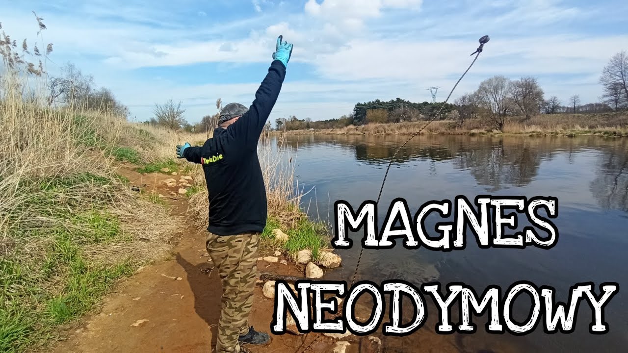 Wędkarz był zły jak zgubił | MAGNES NEODYMOWY i gadżety wędkarskie