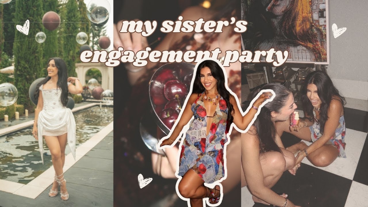 my sister's engagement party!! HUGE house party