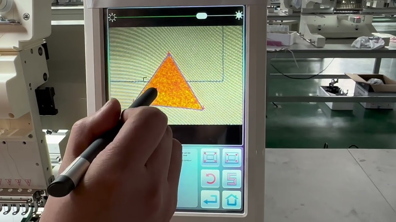 Dahao Edge search and position embroidery, version system of Yunfu embroidery machine.