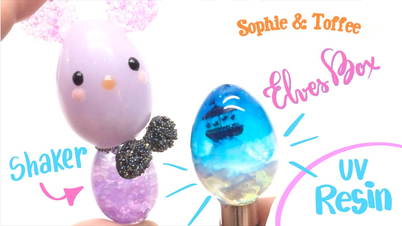 Sophie & Toffee-  My Egg Story- 2 Projects! January Elves Box- DIY- Resin