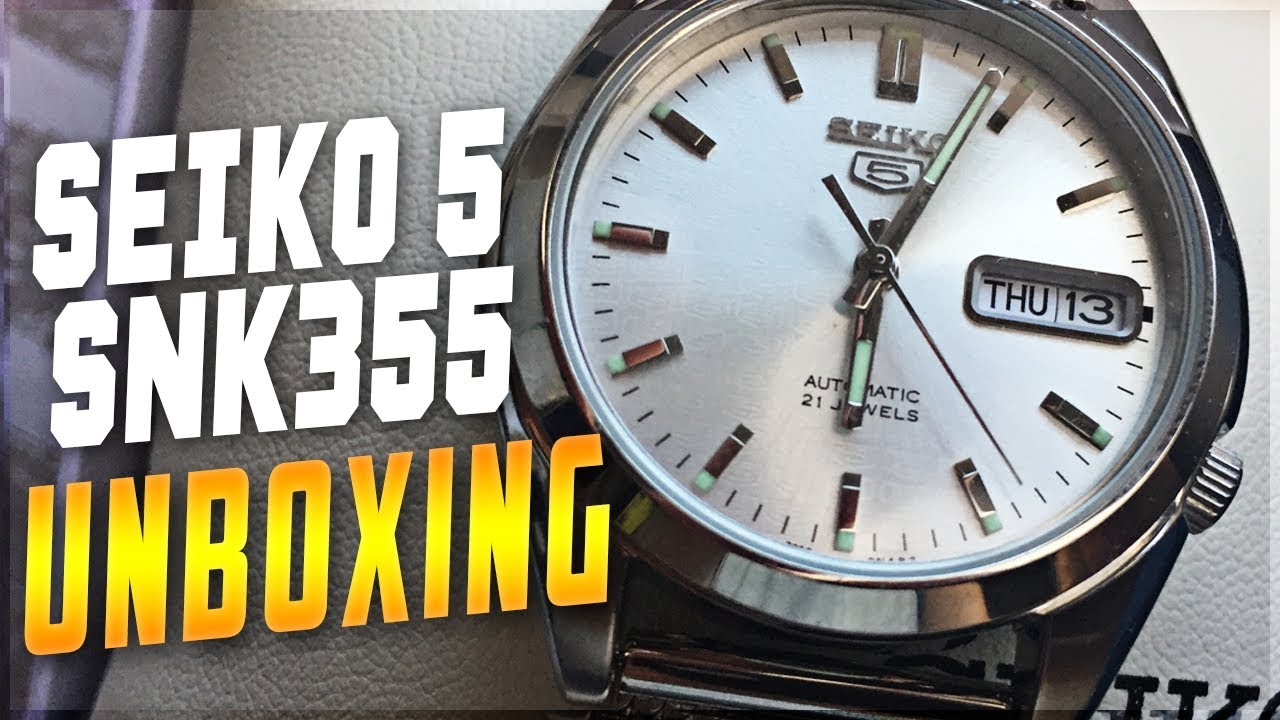 Seiko 5 SNK355 Unboxing and First Impressions/Review