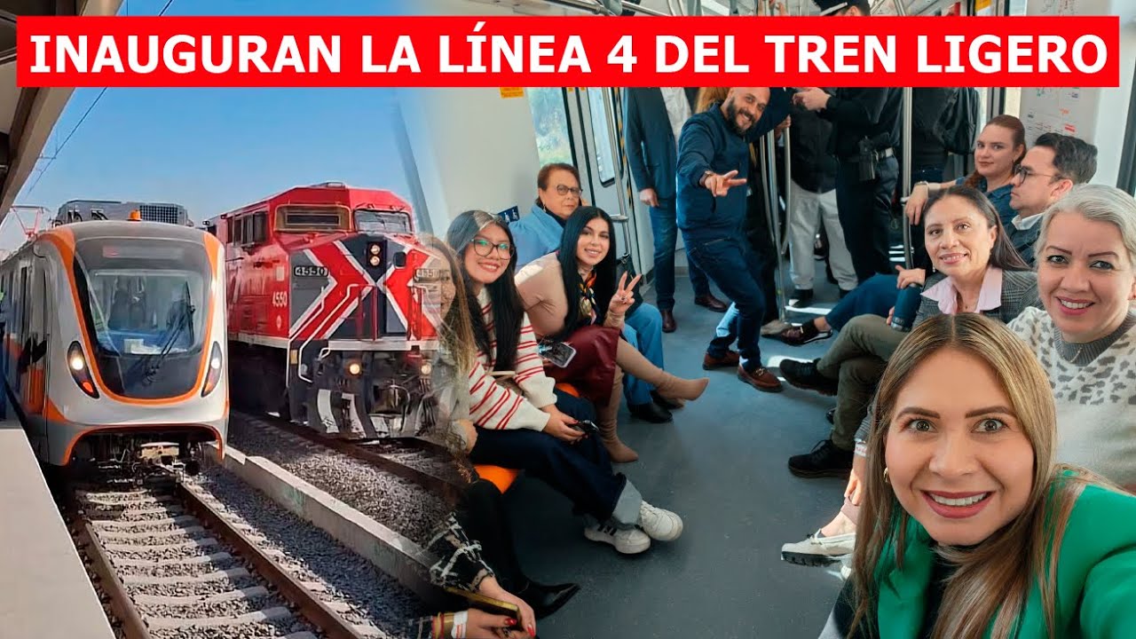 Inauguran la Línea 4 del Tren Ligero en Guadalajara