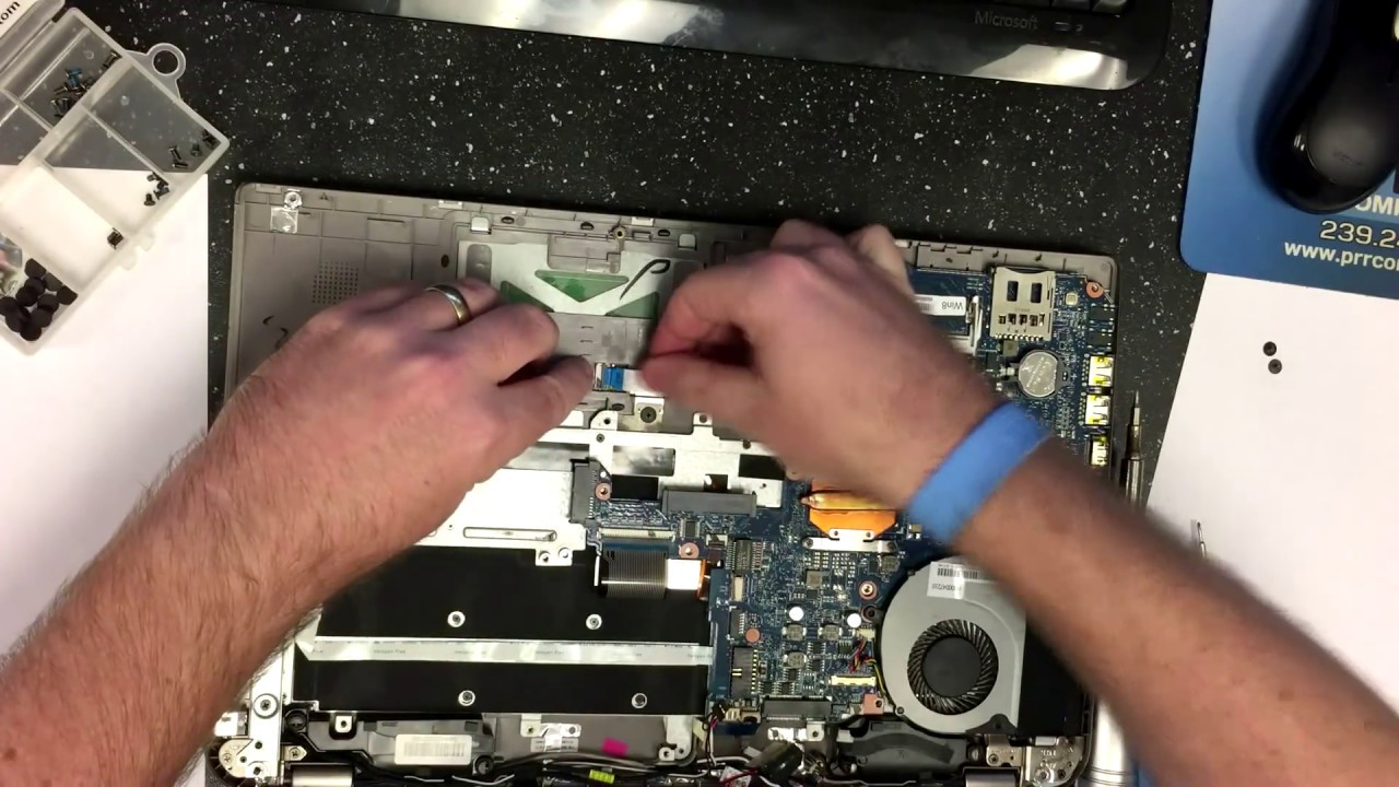 Toshiba Satellite P55t-A5116 Disassembly - Keyboard Replacement