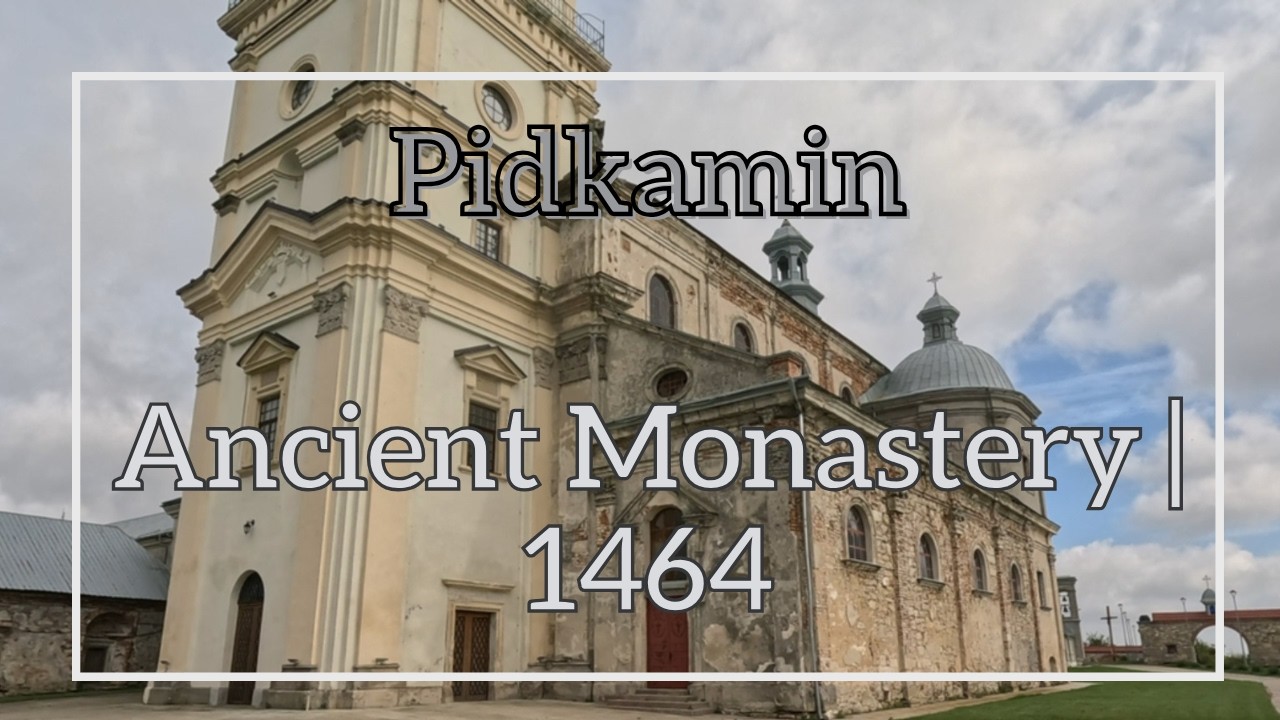 Ancient Monastery in Ukraine – Pidkamin Monastery Founded in 1464 | 4K