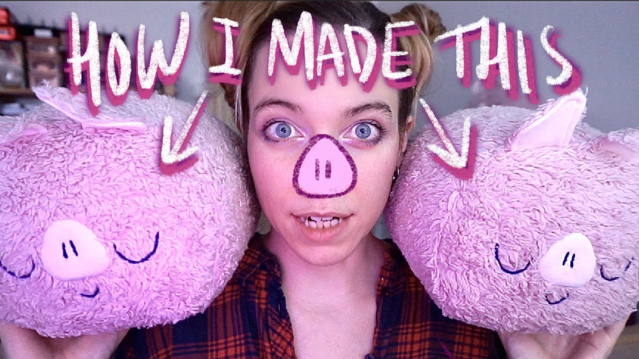 Making plush pillow PIGS 🐷
