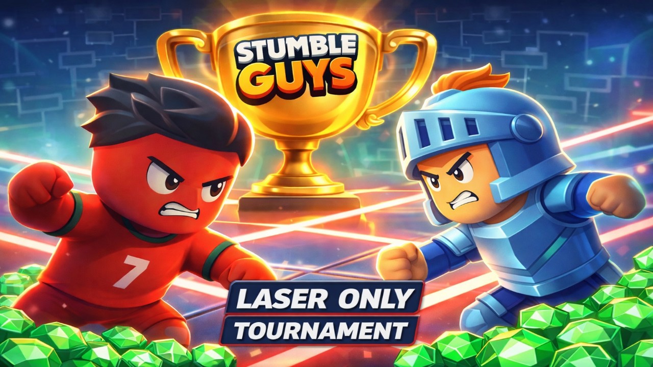 🔥 8,000 GEMS LASER TOURNAMENT LIVE | Stumble Guys 🔴 #stumbleguys