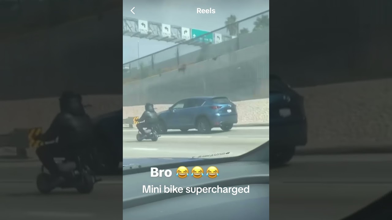 Bro is flying #minibike #engine #highway #motovox #bikelife #billet #built