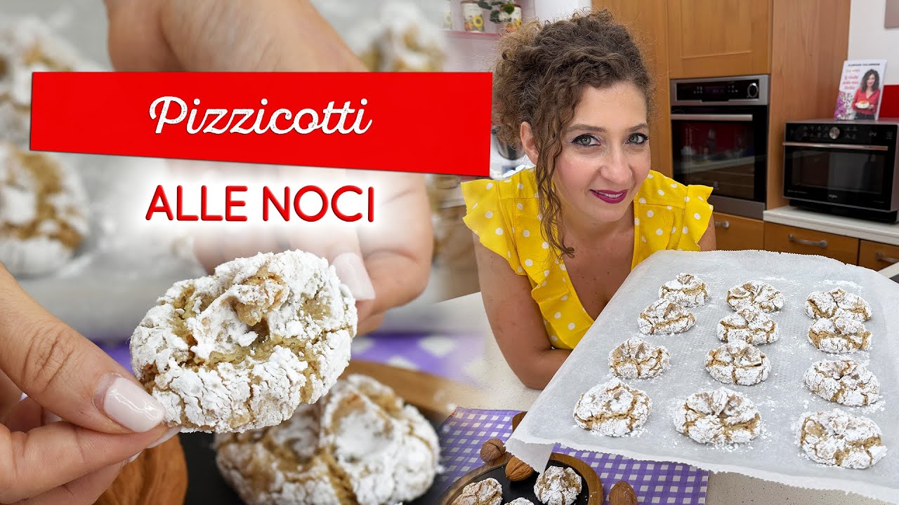 Pizzicotti alle noci: deliziosi dolcetti senza glutine e senza lattosio!